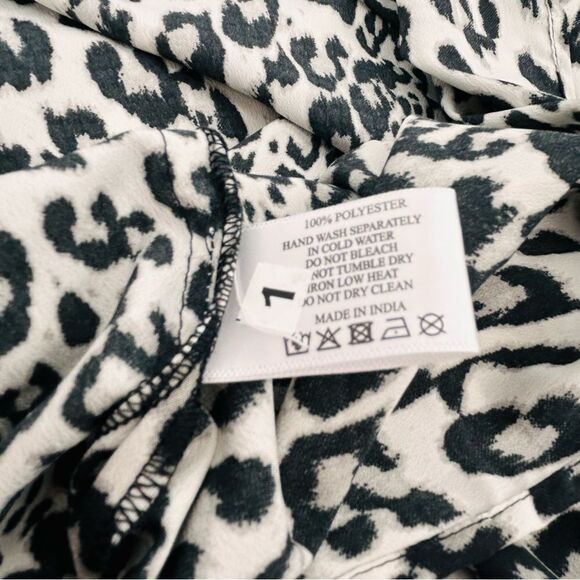 NWT America and Beyond animal print sheer maxi dress size large - Picture 9 of 9